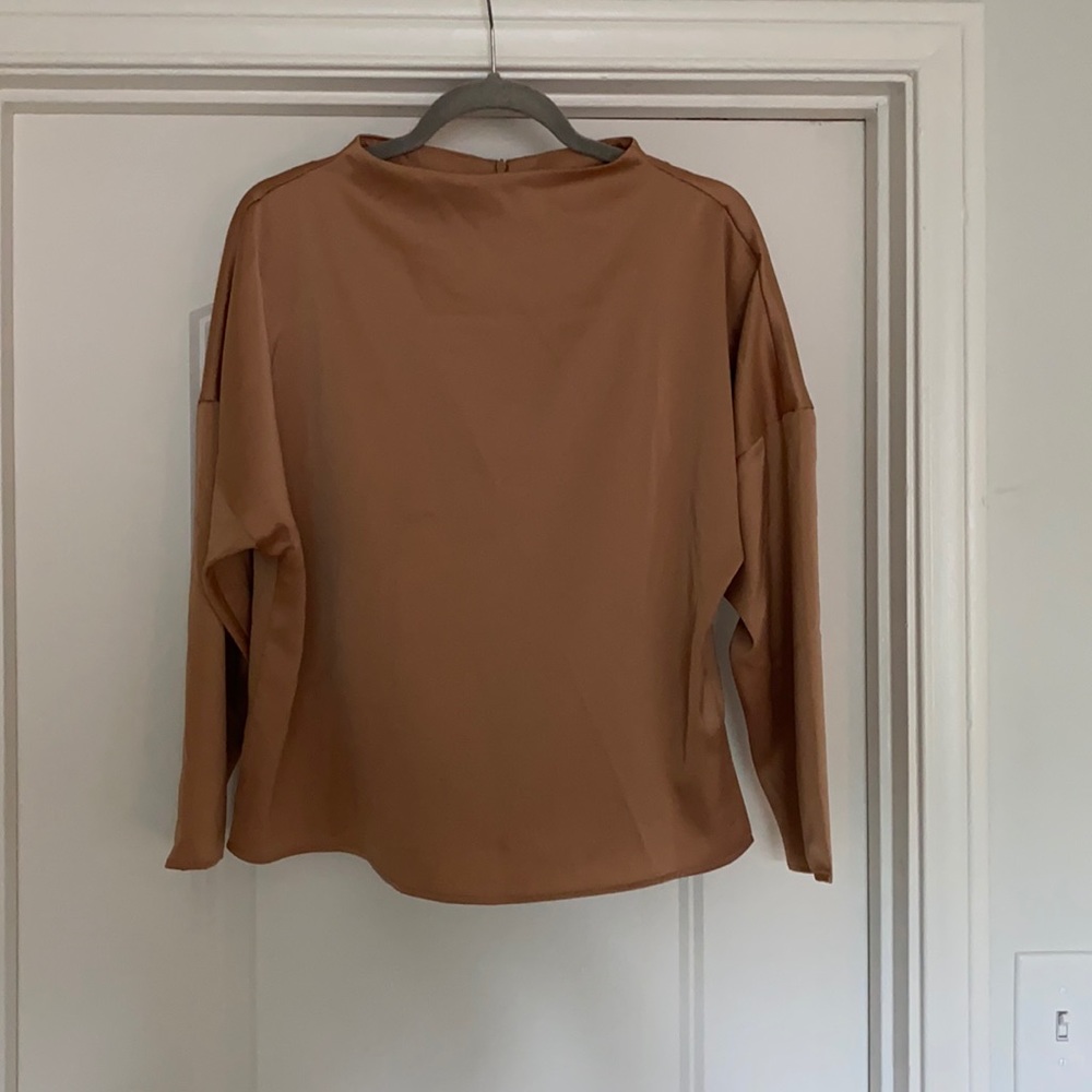 ASOS silky satin blouse